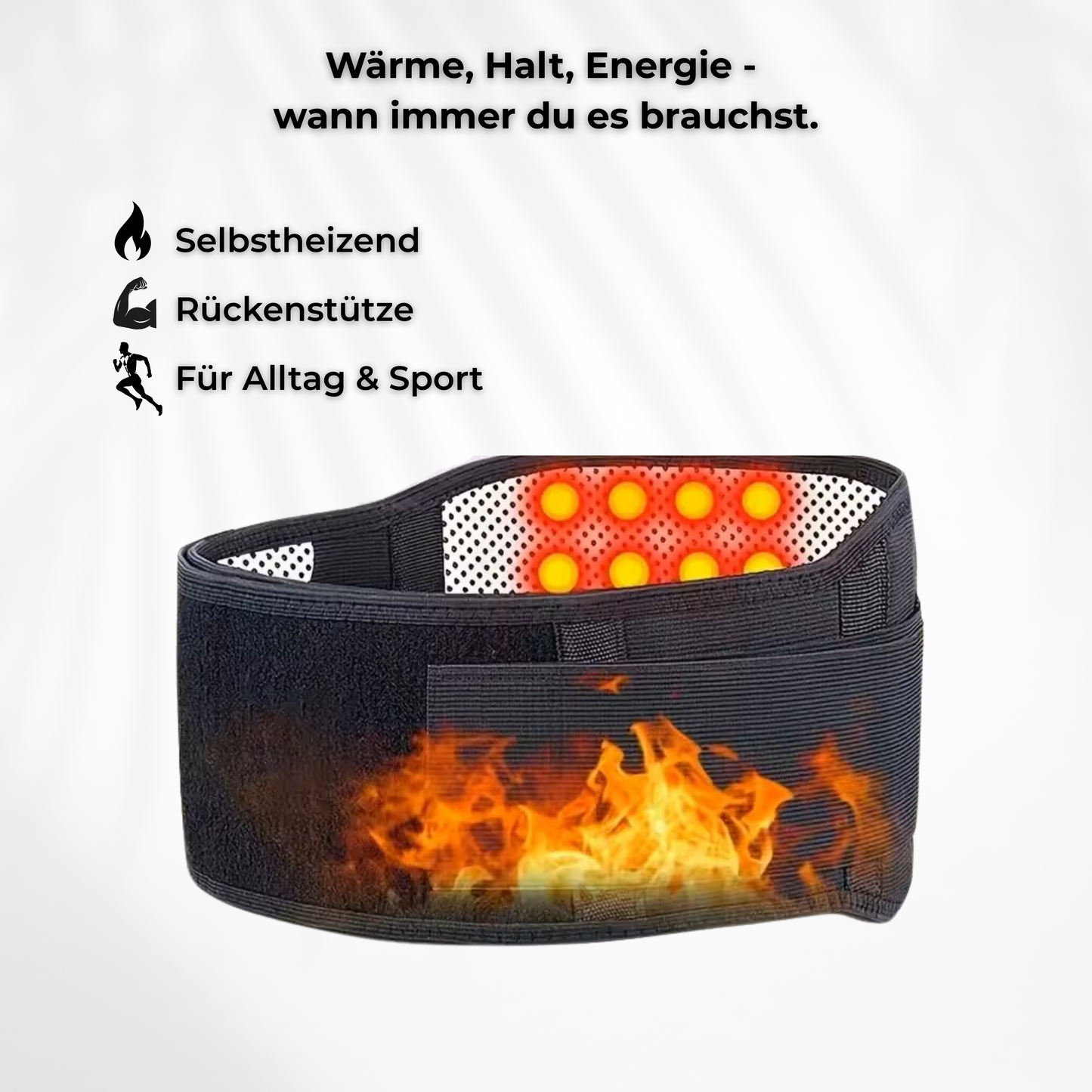 HeatBelt - Selbstheizender Rückenstützgürtel für Wärme & Entlastung