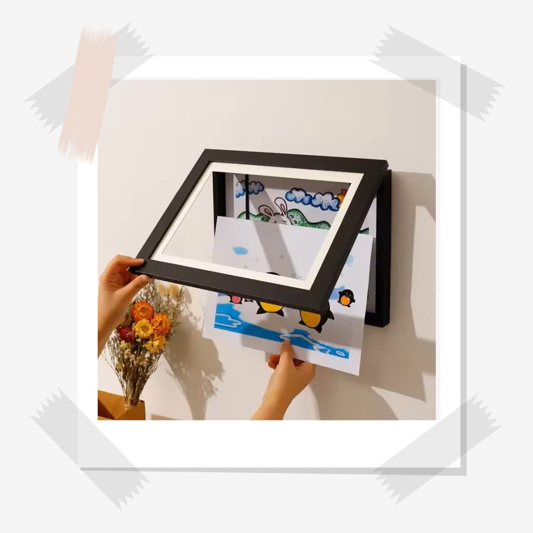 MemoryBear Frame™ Magnetischer Kinder-Kunstrahmen