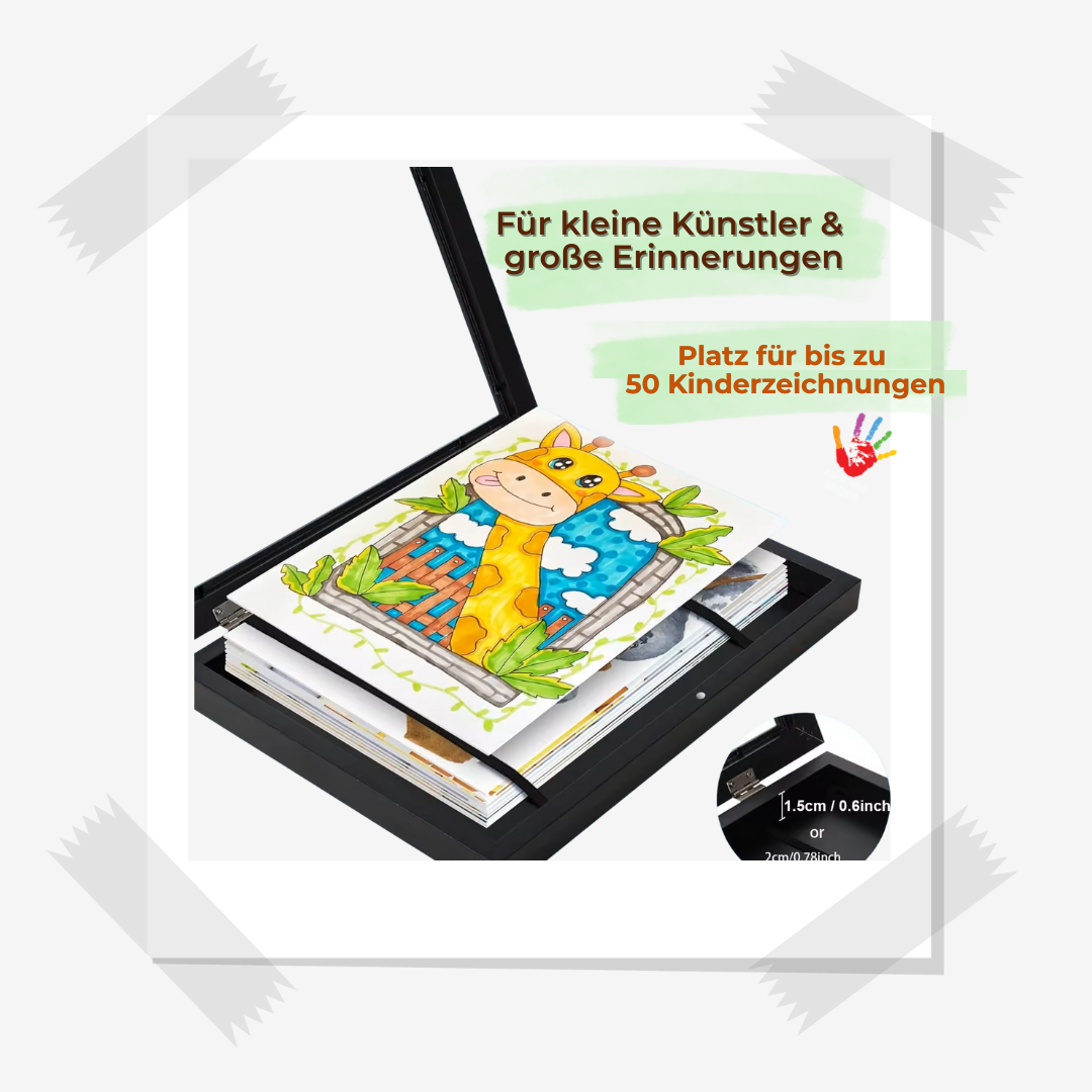 MemoryBear Frame™ Magnetischer Kinder-Kunstrahmen