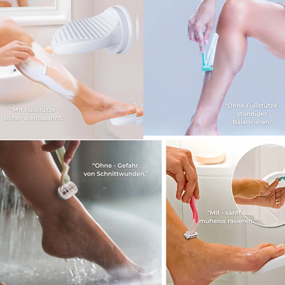 SheSteps™ – Dusch-Fußstütze für sicheres & entspanntes Rasieren