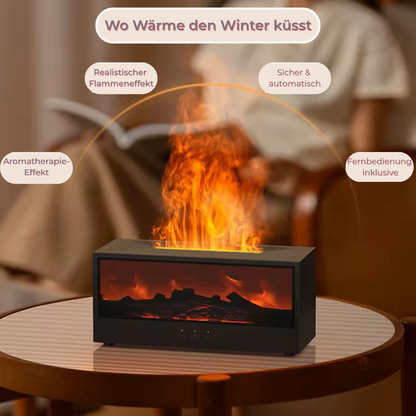 SnowLume™ Kamin-Aroma-Diffuser I Licht, Duft & Wärme im Winterzauber