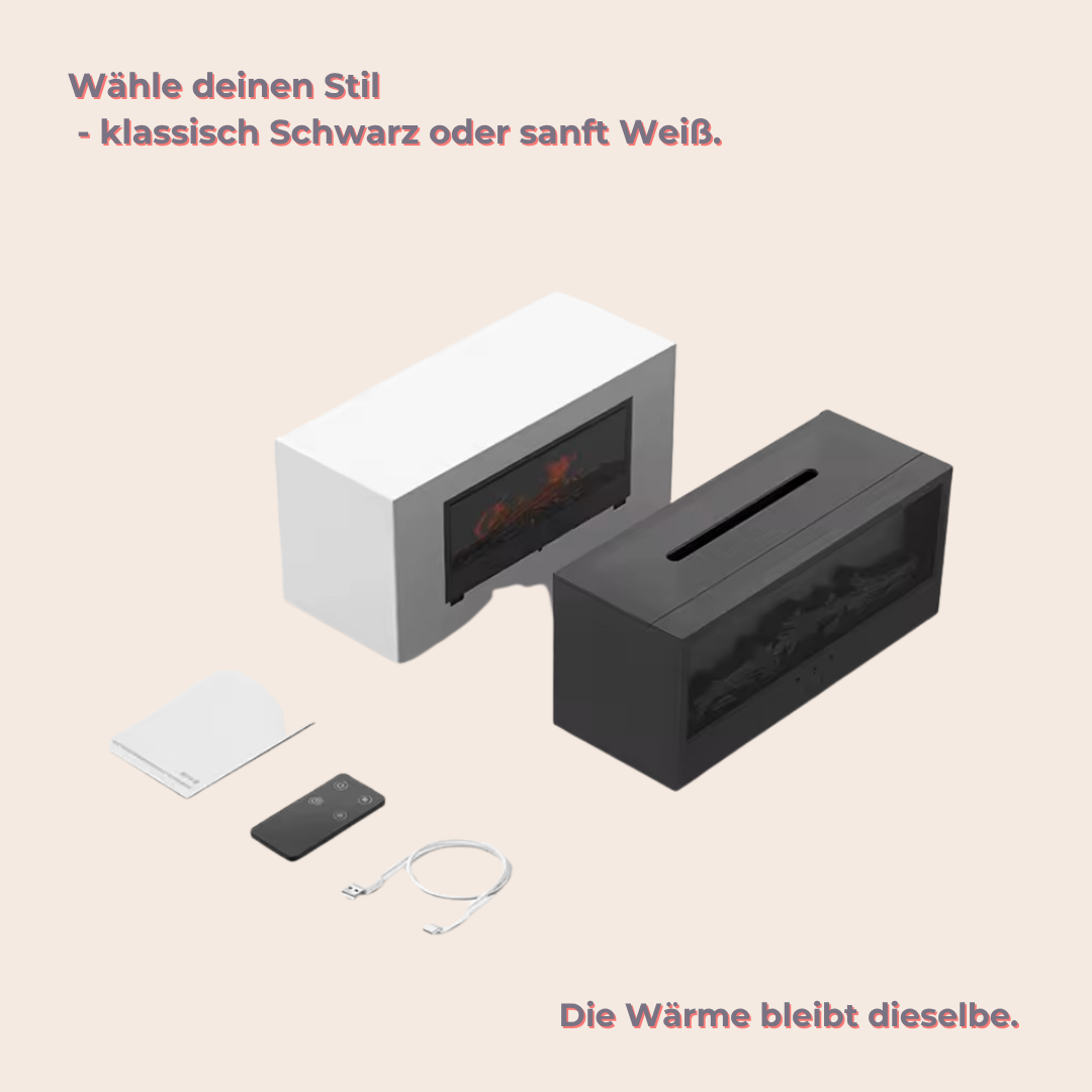 SnowLume™ Kamin-Aroma-Diffuser I Licht, Duft & Wärme im Winterzauber
