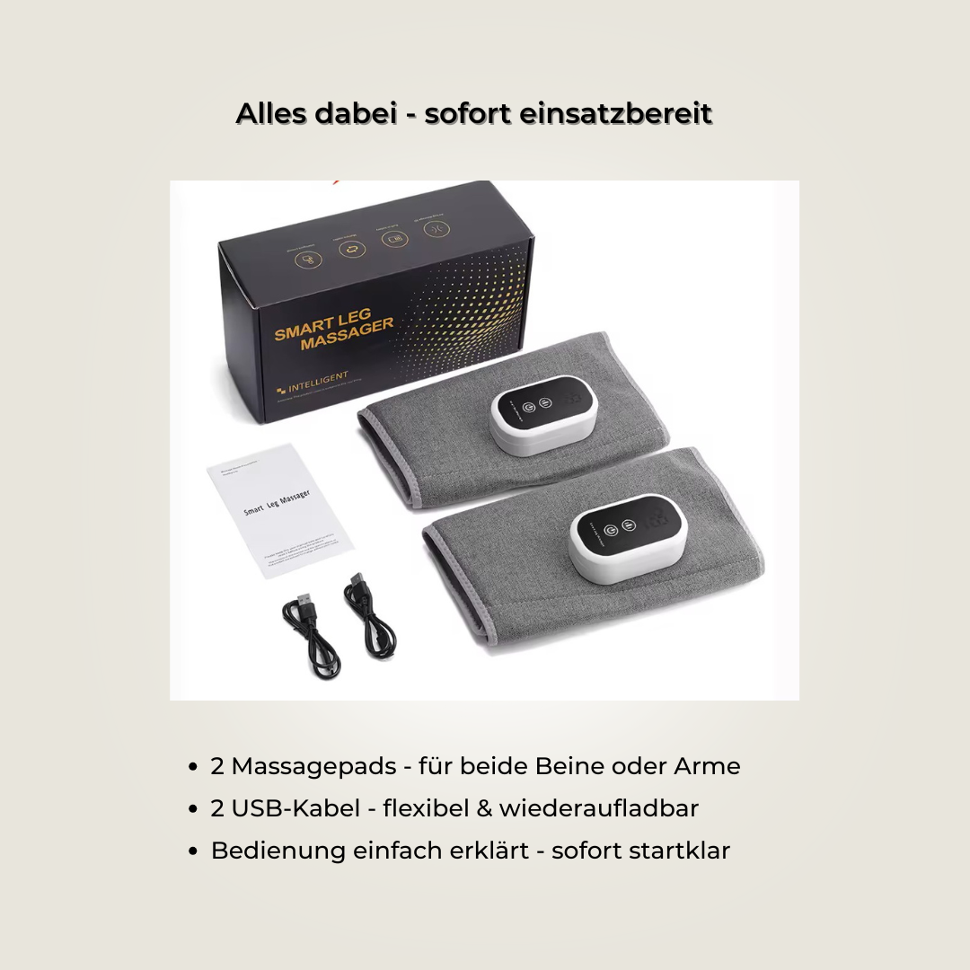 LegRelief™ – 360° Luftdruck Beinmassagegerät